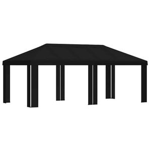 vidaXL Z&aacute;hradn&yacute; alt&aacute;nkov&yacute; kryt 6 x 3 m Čierna Polyester 190