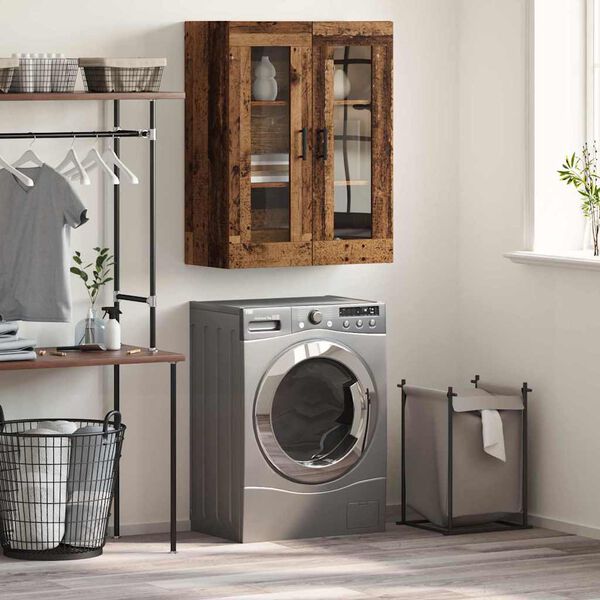 vidaXL Serv&iacute;rovacia skriňa Star&eacute; drevo 69,5 x 34 x 90 cm