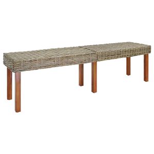 vidaXL lavička Pr&iacute;rodn&aacute; 160 x 35 x 45 cm Mas&iacute;vne mango drevo