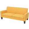 vidaXL Trojmiestna pohovka 180x65x76 cm žlt&aacute;