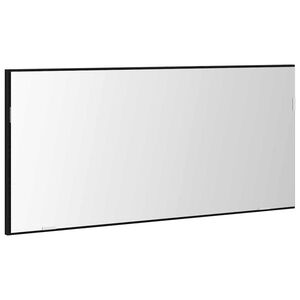 vidaXL Zrkadlo Čierny dub 80 x 37 cm Sklo a inžinierske drevo