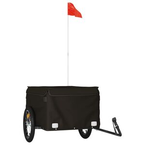 vidaXL Voz&iacute;k za bicykel, čierny 45 kg, železo