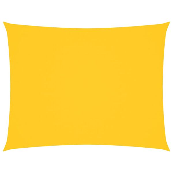 vidaXL Tieniaca plachta oxfordsk&aacute; l&aacute;tka obdĺžnikov&aacute; 3x4,5 m žlt&aacute;