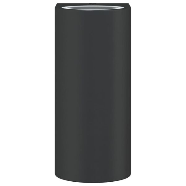 vidaXL Vonkaj&scaron;ie LED n&aacute;stenn&eacute; svietidlo čierne liaty hlin&iacute;k