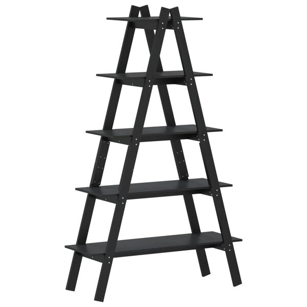 vidaXL 5-poschodov&aacute; polica v tvare A 110x40x180,5 cm mas&iacute;vna borovica