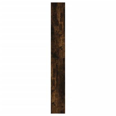 vidaXL Botník dymový dub 60x21x163,5 cm spracované drevo