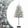 vidaXL Umel&yacute; vianočn&yacute; stromček s guľami 120 cm 150 LED Tepl&aacute; biela