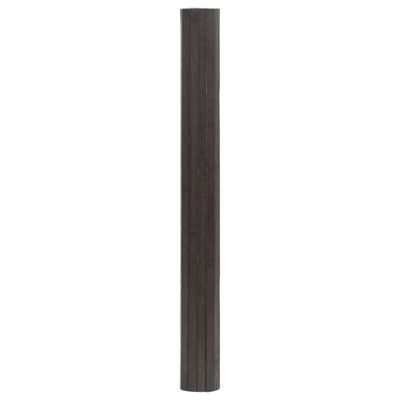 vidaXL Koberec obdĺžnikový tmavohnedý 70x300 cm bambus