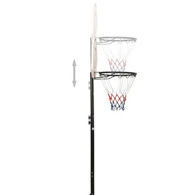 vidaXL Basketbalový stojan biely 216-250 cm polyetén
