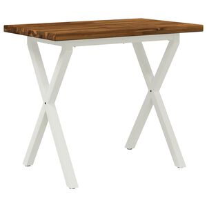 vidaXL &Scaron;tvorcov&yacute; jed&aacute;lensk&yacute; st&ocirc;l 90 x 55 x 75 cm Pevn&eacute; ak&aacute;ciov&eacute; drevo