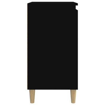 vidaXL Nočné stolíky 2 ks čierne 40x35x70 cm spracované drevo