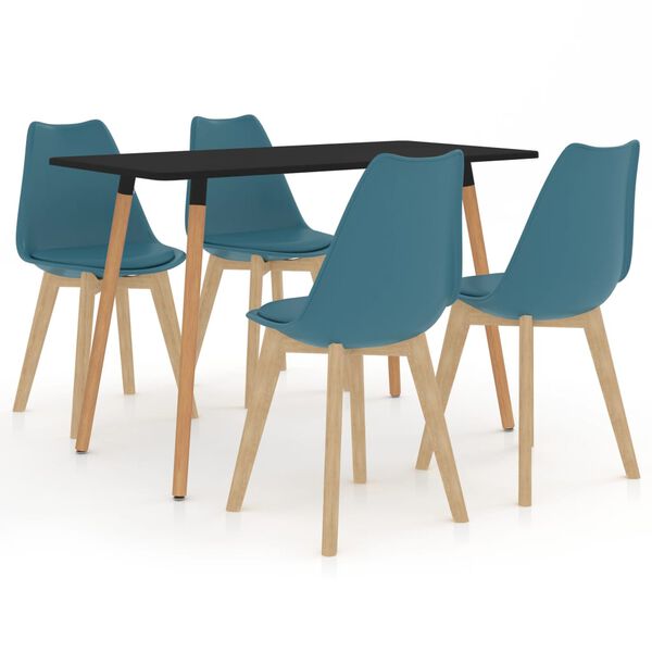 vidaXL 5-dielna jed&aacute;lensk&aacute; s&uacute;prava tyrkysov&aacute;