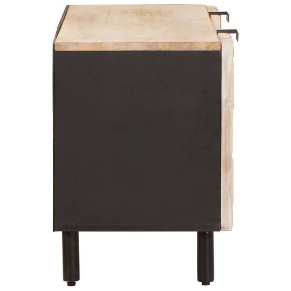 vidaXL TV skrinka Biele um&yacute;vanie dokončenie 105 x 33,5 x 46 cm