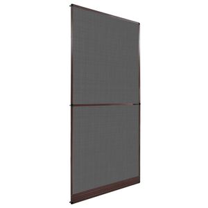 vidaXL Hinged Hmyzov&aacute; sieť Hned&aacute; a čierna 100 x 215 cm
