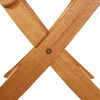 vidaXL Skladací záhradný stôl 120 cm akáciový masív