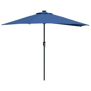 vidaXL Z&aacute;hradn&yacute; slnečn&iacute;k 294 x 150 x 224 cm Polyester a oceľ Azurblue