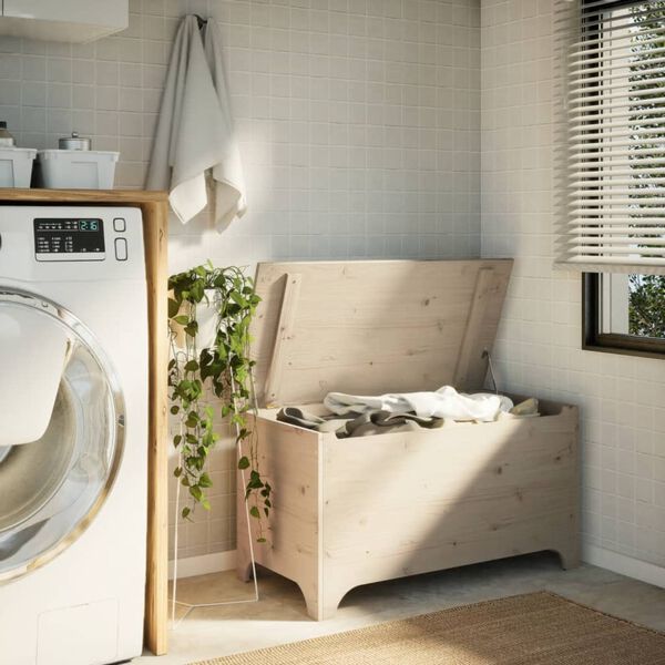 vidaXL &Uacute;ložn&yacute; box s vekom RANA 100x49x54 cm borovicov&yacute; mas&iacute;v