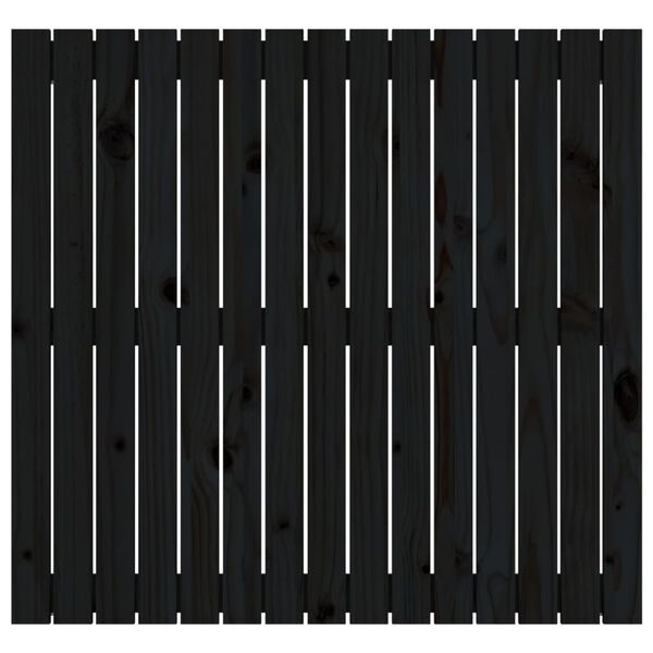 vidaXL N&aacute;stenn&eacute; čelo postele čierne 95,5x3x90 cm mas&iacute;vna borovica