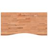 vidaXL Stolov&aacute; doska 100x(45-50)x2,5 cm mas&iacute;vny buk