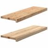 vidaXL Schodiskov&eacute; stupne 2 ks 80x30x2 cm neo&scaron;etren&yacute; dubov&yacute; mas&iacute;v