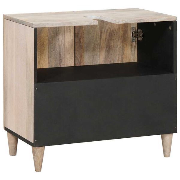 vidaXL K&uacute;peľňov&aacute; skriňa N&aacute;stenn&yacute; s &uacute;ložiskom Biela 62 x 33 x 58 cm