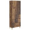 vidaXL Sada skr&iacute;ň 2 pcs 66 x 34,5 x 90 cm Kompozitn&eacute; drevo