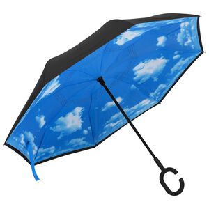 vidaXL D&aacute;ždnik C-r&uacute;čka čierny 108 cm