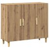 vidaXL Komoda dub artisian 90x34x80 cm kompozitn&eacute; drevo