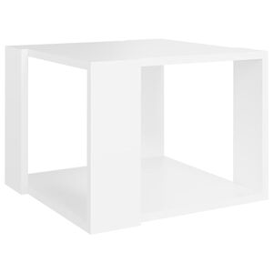 vidaXL Konferenčn&yacute; stol&iacute;k, biely 40x40x30 cm, kompozitn&eacute; drevo
