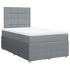 vidaXL Boxspring posteľ s matracom bledosiv&aacute; 120x200 cm l&aacute;tka