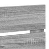 vidaXL Zadn&eacute; čelo Siv&yacute; Sonoma 180 cm Kompozitn&eacute; drevo
