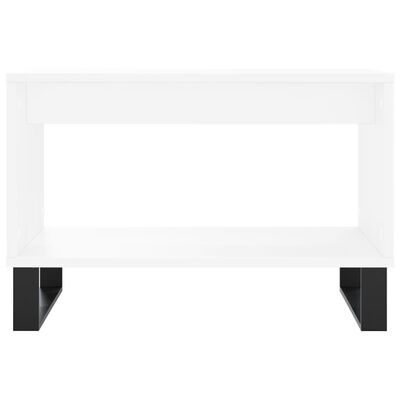 vidaXL Konferenčný stolík biely 60x50x40 cm kompozitné drevo