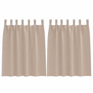 vidaXL Z&aacute;clony na zatemnenie s kr&uacute;žkami 2 pcs Sivohned&aacute; 140 x 140 cm