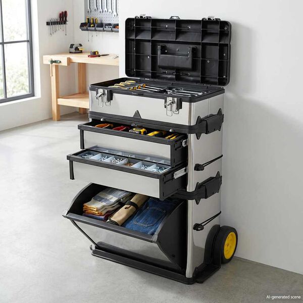 3-dielny pojazdn&yacute; box na n&aacute;radie