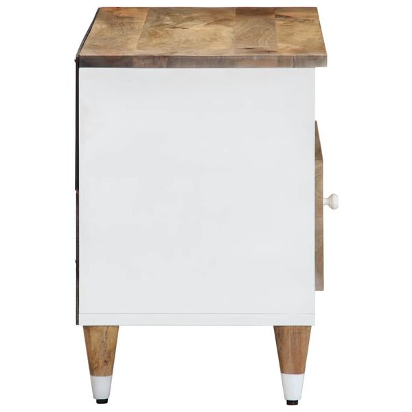 VidaXL TV skrinka 80x33,5x46 cm Masívne drevo Mango