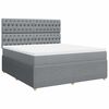 vidaXL Boxspring posteľ s matracom bledosiv&aacute; 180x200 cm l&aacute;tka