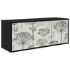 vidaXL N&aacute;stenn&yacute; TV kabinet GOTHA 102 x 33 x 40 cm Čierny dub