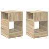 vidaXL Koncov&yacute; st&ocirc;l 2 ks Sonoma dub 30,5 x 30 x 45 cm Kompozitn&eacute; drevo