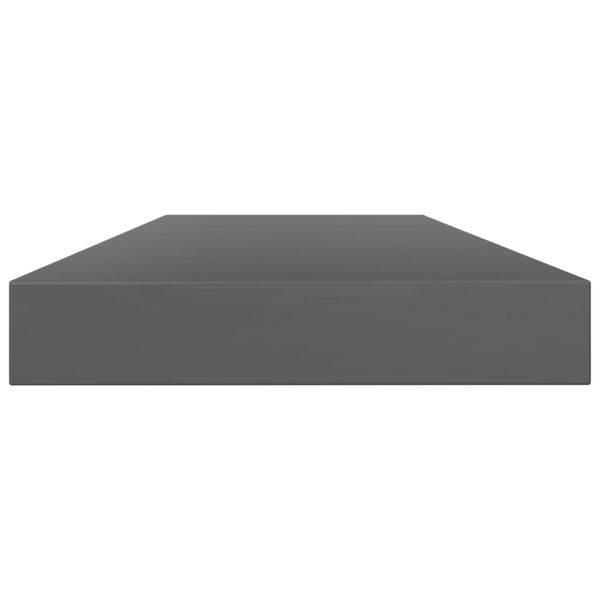 vidaXL Pr&iacute;davn&eacute; police 8 ks, leskl&eacute; siv&eacute; 80x10x1,5 cm, drevotrieska