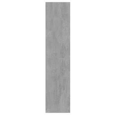 vidaXL Knižnica/rozdeľovač sivý dub 60x30x135 cm spracované drevo