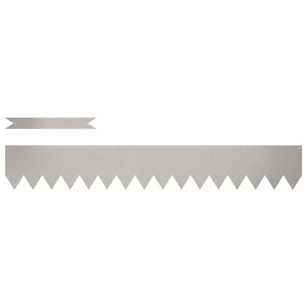 vidaXL Obrubn&iacute;k tr&aacute;vnika 10 pcs Hned&aacute; 100 x 0.05 x 20 cm