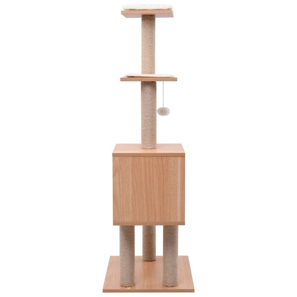 vidaXL &Scaron;krabadlo pre mačky so sisalovou podložkou 123 cm