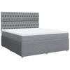 vidaXL Boxspring posteľ s matracom bledosiv&aacute; 180x200 cm l&aacute;tka