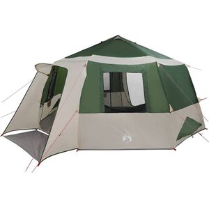 vidaXL Stan pre 12 os&ocirc;b so strechou Zelen&aacute; a &scaron;ed&aacute; 500 x 500 x 294 cm