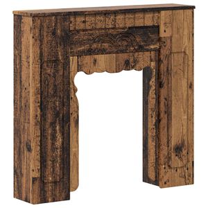 vidaXL R&aacute;m krbu Star&eacute; drevo 93 x 20 x 89 cm Kompozitn&eacute; drevo
