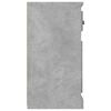 vidaXL Komoda betónovo sivá 70x35,5x67,5 cm spracované drevo