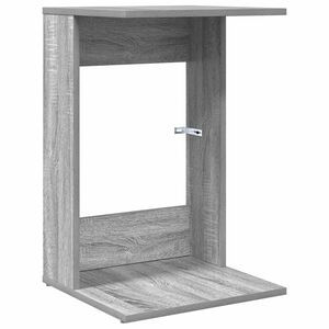 vidaXL Bočn&yacute; st&ocirc;l Siv&yacute; Sonoma 40 x 38 x 62,5 cm Kompozitn&eacute; drevo