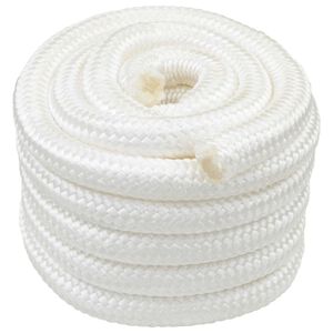 vidaXL Lano na čln 3 mm 5 m Biela