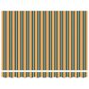 vidaXL Mark&iacute;za Pruhovan&yacute; Zelen&aacute; a žlt&aacute; 3 x 2,5 m Polyester a kov