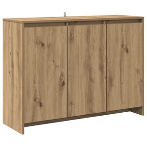 vidaXL Komoda dub artisan 102x33x75 cm kompozitn&eacute; drevo